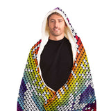 Neon Winter Hooded Blanket