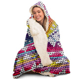 Neon Winter Hooded Blanket