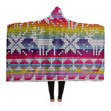 Neon Winter Hooded Blanket