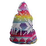 Neon Winter Hooded Blanket