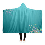 Blue Sparkle Hooded Blanket
