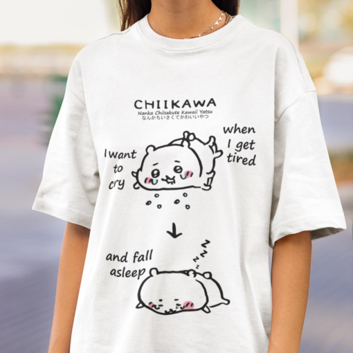 Cute Crying Chiikawa Shirt, Cute Japanese Anime Manga Inspired Shirt