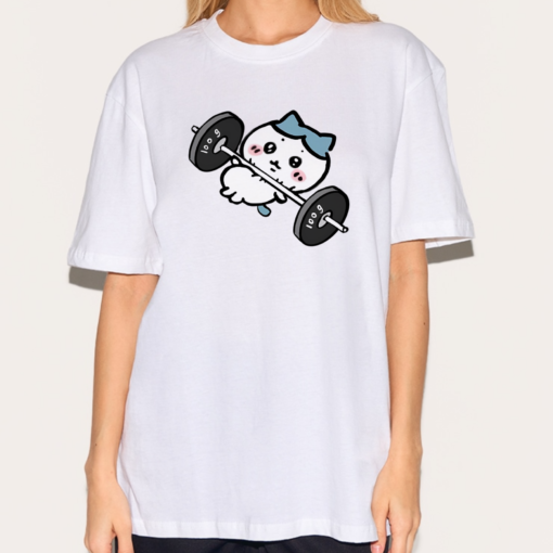 Funny Gym Hachiware Shirt, Cute Japanese Anime Manga Inspired Shirt