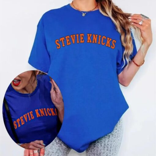 Stevie Knicks Swiftie Shirt, Celebrity Inspired Game Day Tee, Viral Vintage Basketball Tee, Retro NYC Graphic Shirt
