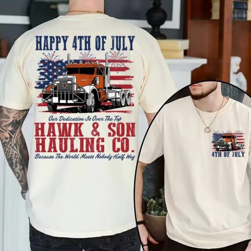 Over The Top Trucker Shirt, Vintage Arm Wrestling Movie Tee, Retro 80s Truck Driver Shirt, Patriotic 4th Of July Gift