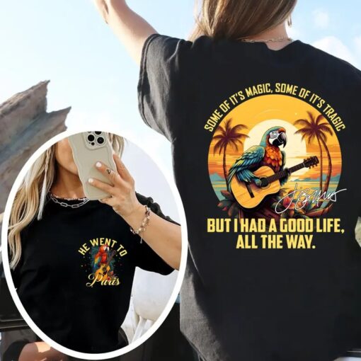 Jimmy Buffett Shirt, Jimmy Buffett Memorial Tee, Vintage 90s Jimmy Buffett Fan Shirt, Margaritaville Music Tribute Gift
