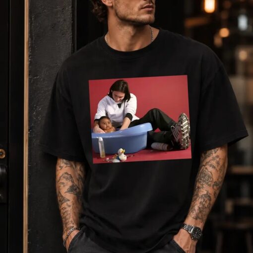 Funny Baby Bath T-Shirt, Viral Football Meme Graphic Tee, Retro Sports Humor Shirt, Funny Soccer Fan Gift