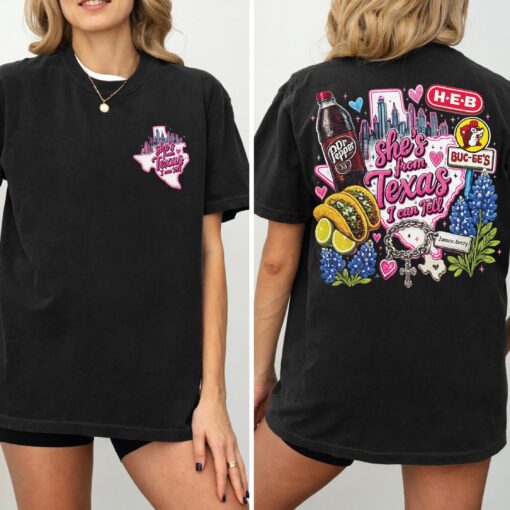 She's From Texas I Can Tell Shirt, Ella Langley T-shirt, Cowgirl Tee