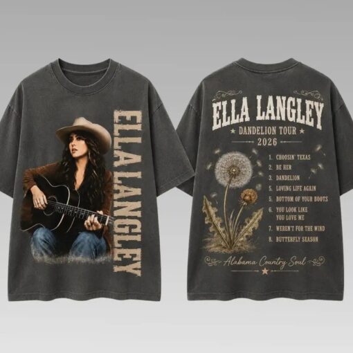 Ella Langley Dandelion Tour 2026 Shirt | Vintage Western Country Music Tee