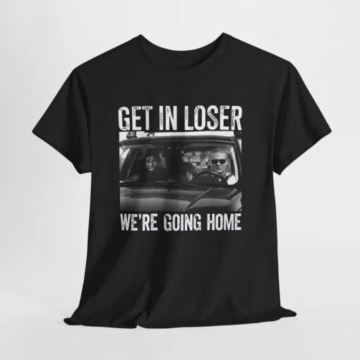 Get In Loser We're Going Home Shirt, Haaland & Vinicius Soccer Meme Tee, Funny Football Fan Gift