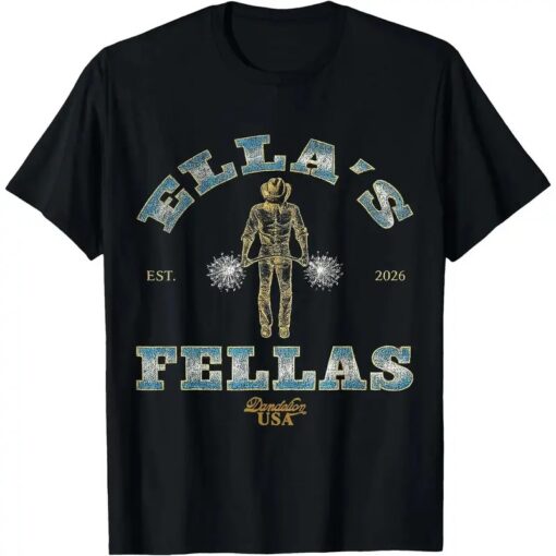 Ella Fellas Club Shirt, Vintage Cowboy Graphic Tee, Country Music Western T-Shirt