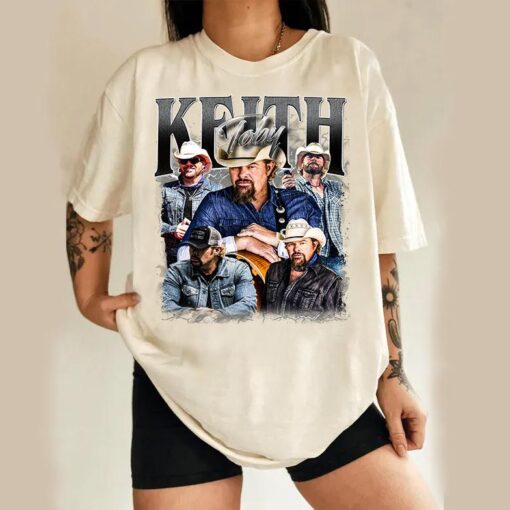 Vintage Toby Keith Graphic T-Shirt, Retro Country Music Fan Tee