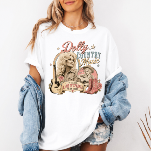 Dolly Parton T-Shirt, Vintage Country Singer Graphic Tee, Retro Music Fan Shirt