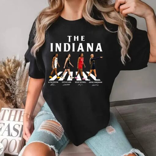 Indiana Basketball Women Walking Shirt, Sophie Cunningham Caitlin Clark Tee, Funny Indiana Fever Fan Gift