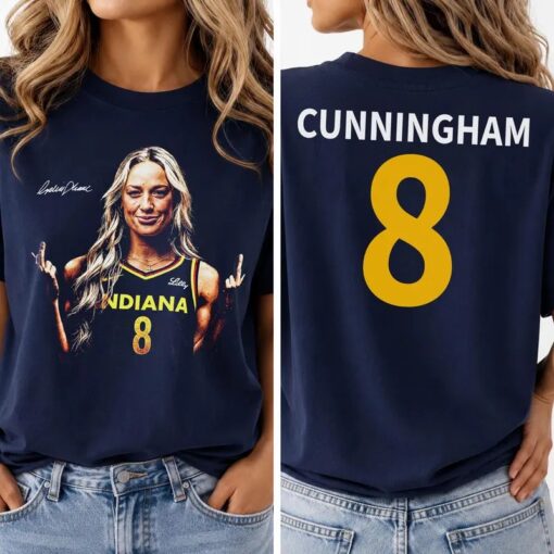Sophie Cunningham No. 8 Shirt, Vintage Basketball Collage Tee, Women's Sports T-Shirt