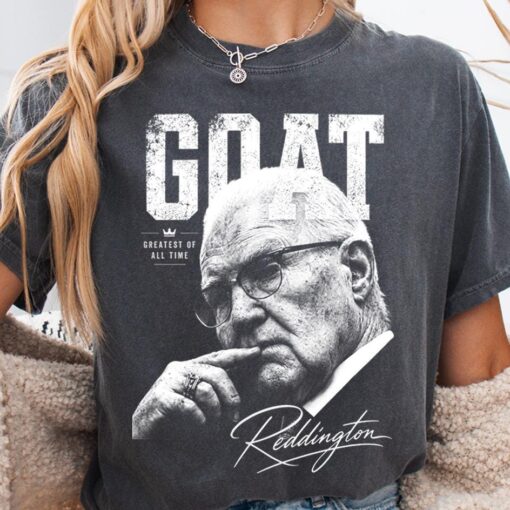 GOAT Kevin Reddington Shirt, Vintage Black and White Portrait Graphic Tee, Retro Fan T-Shirt