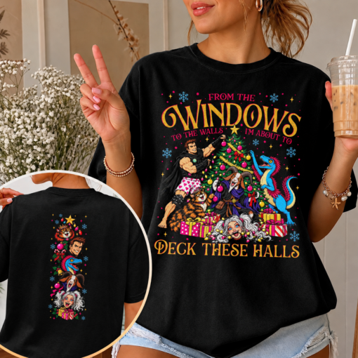 Dungeon Crawler Carl 2-Sided Sweatshirt, From the Windows Quote Shirt, Mongo and Donut Christmas Gift, Funny LitRPG Book Lover Tee