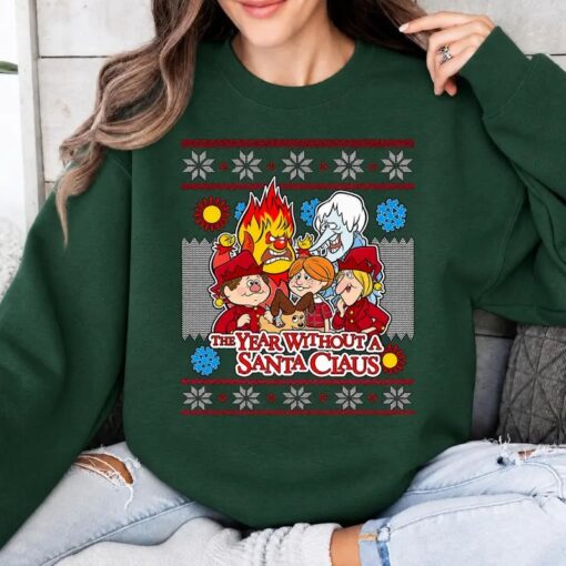 The Year Without A Santa Claus Sweatshirt, Retro Christmas Tee, Miser Brothers Heating And Cooling Hoodie