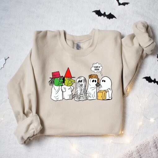 I Got A Rock Halloween Meme Sweatshirt, Funny Ghost Hoodie, Spooky Season Tshirt, Halloween Gift